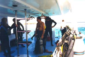 Rientro dopo le immersioni